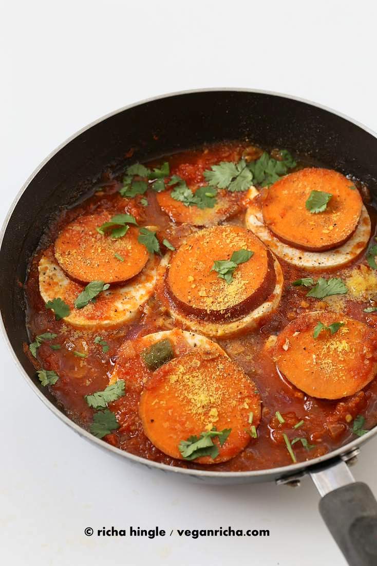 Vegan Shakshuka with Sweet Potato | Vegan Richa