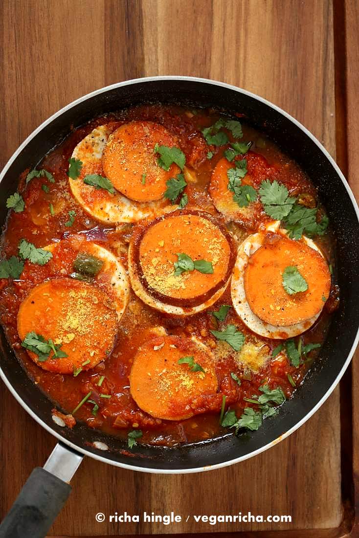 Vegan Shakshuka with Sweet Potato | Vegan Richa