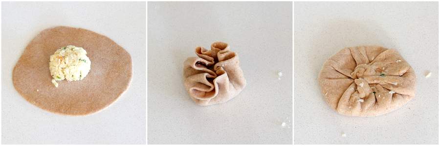 Paratha Steps