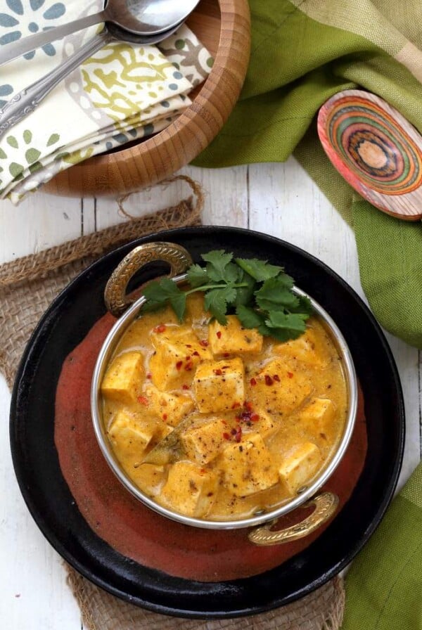 Mango Curry Tofu | Vegan richa