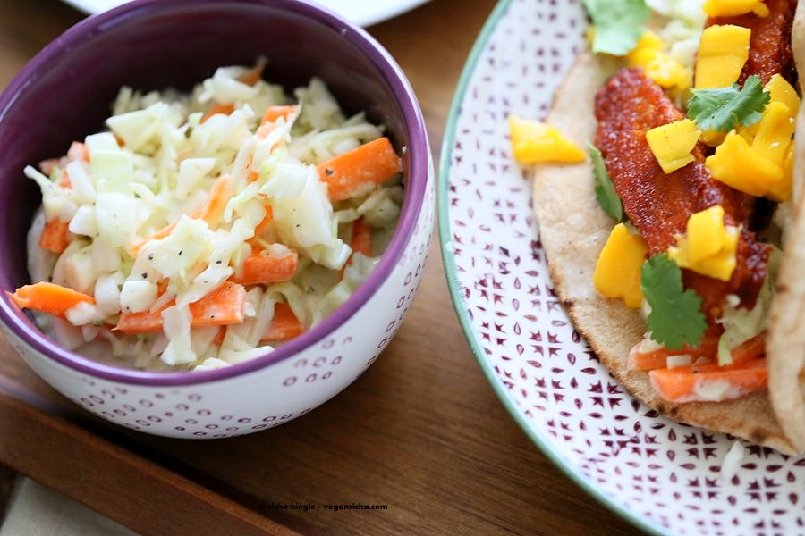 Sriracha BBQ Baked Tempeh Wraps | Vegan Richa