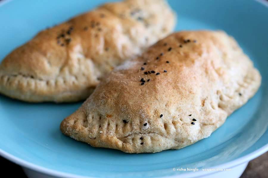 Vegan Naan Calzone | Vegan Richa #vegan #calzone