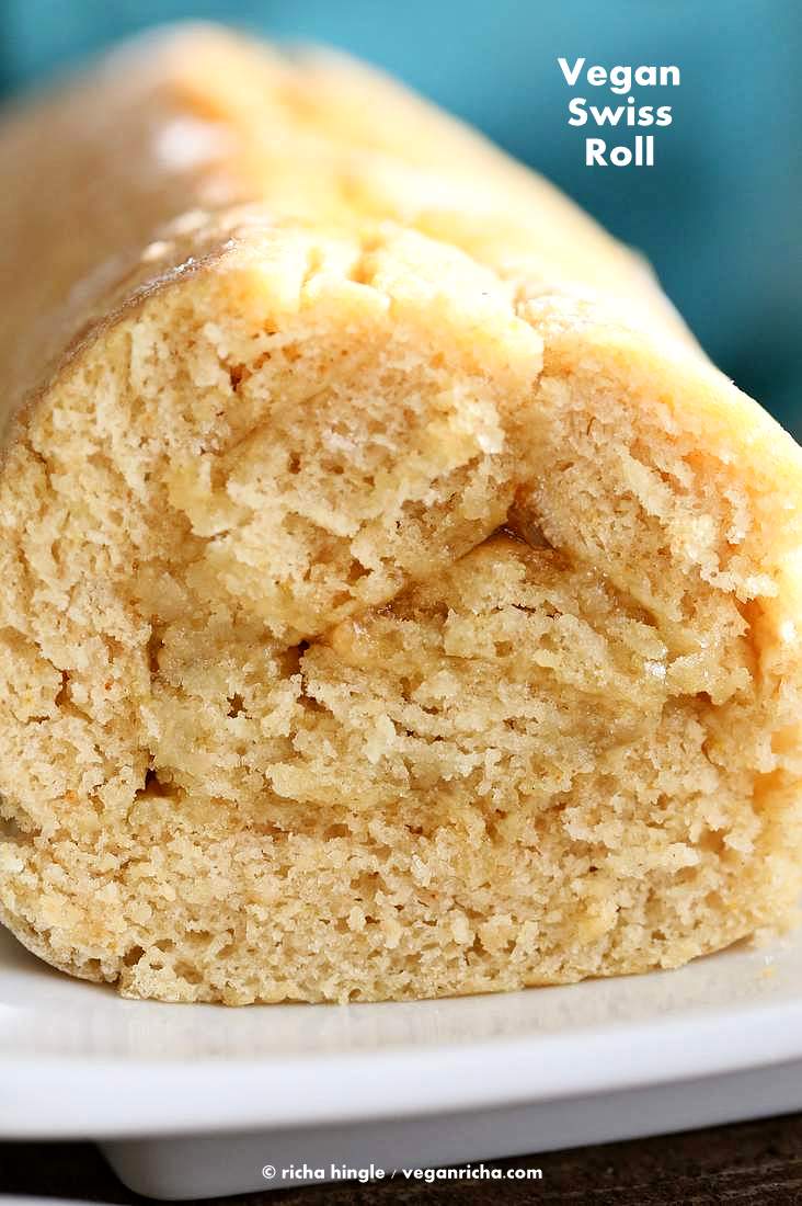 Vegan Swiss Roll | Vegan Richa