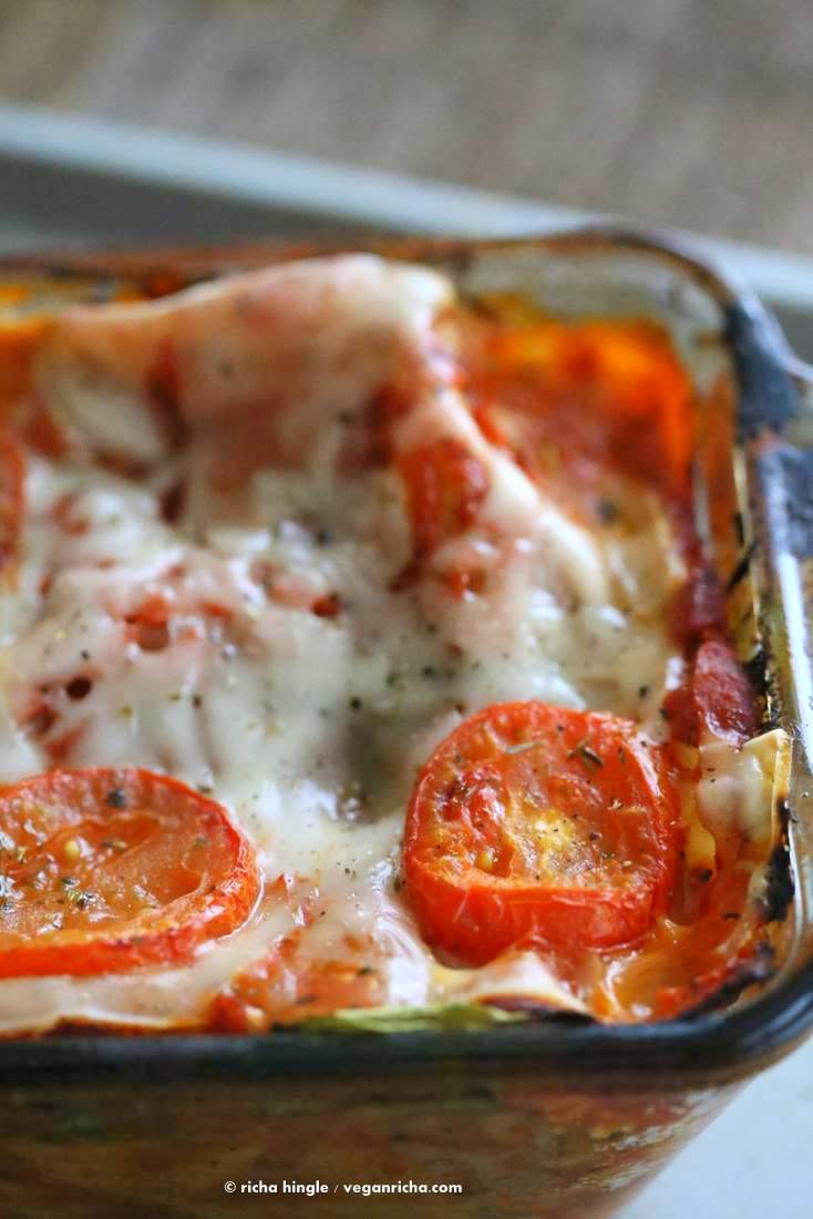 Vegan Veggie Lasagna | Vegan Richa