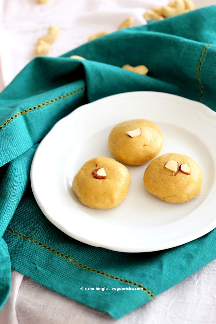 Malai Peda from Vegan Richa's Indian Kitchen