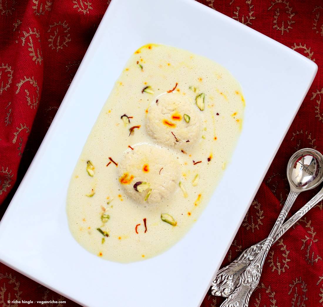 Rasmalai from Vegan Richa's Indian Kitchen