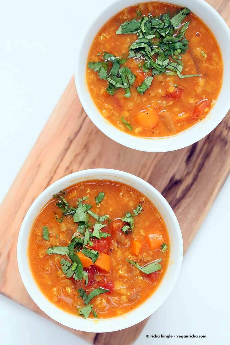Moroccan Lentil Soup | Vegan Richa