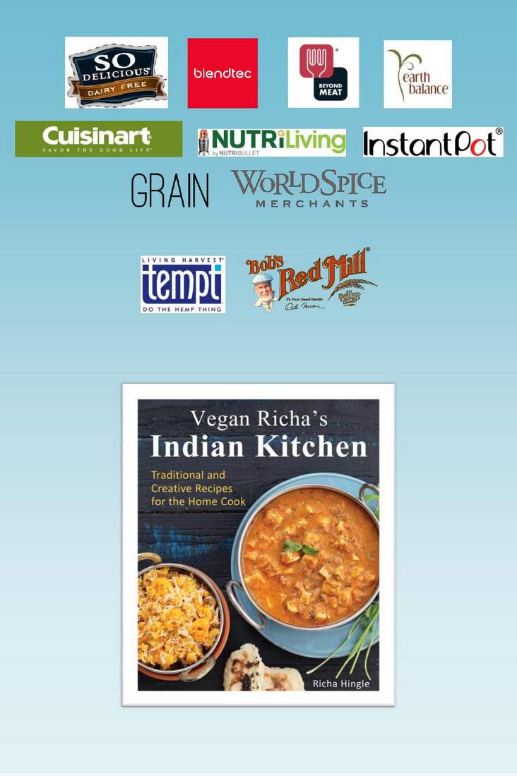Vegan Richa's Indian Kitchen Book Launch: $6,000 in Gifts till we run out