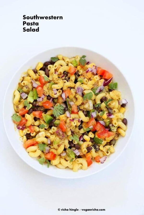 Southwestern Pasta Salad | Vegan Richa #glutenfree #veganricha #vegan