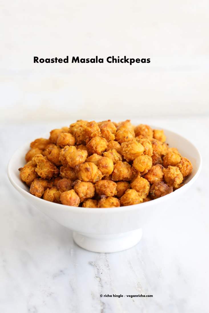 Roasted Masala Chickpeas | Vegan Richa