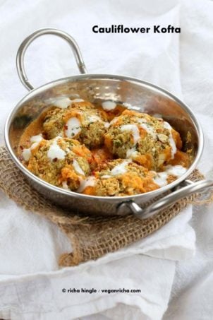 Vegan Cauliflower Kofta Curry