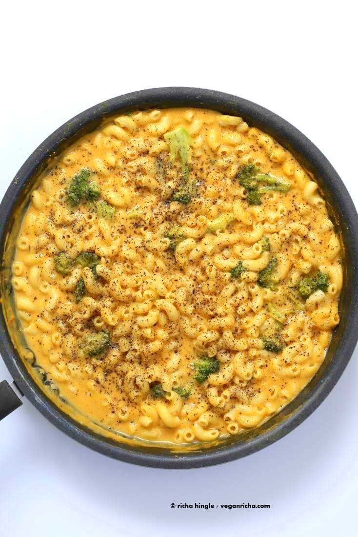Vegan Black Pepper Mac and cheese | Vegan Richa #vegan #macncheese #nutfree