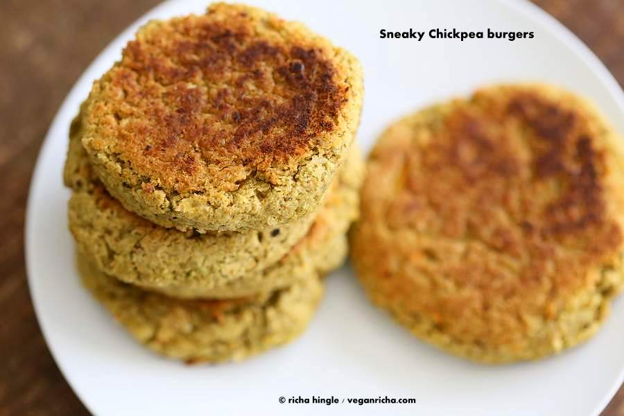 Sneaky Chickpea Burgers
