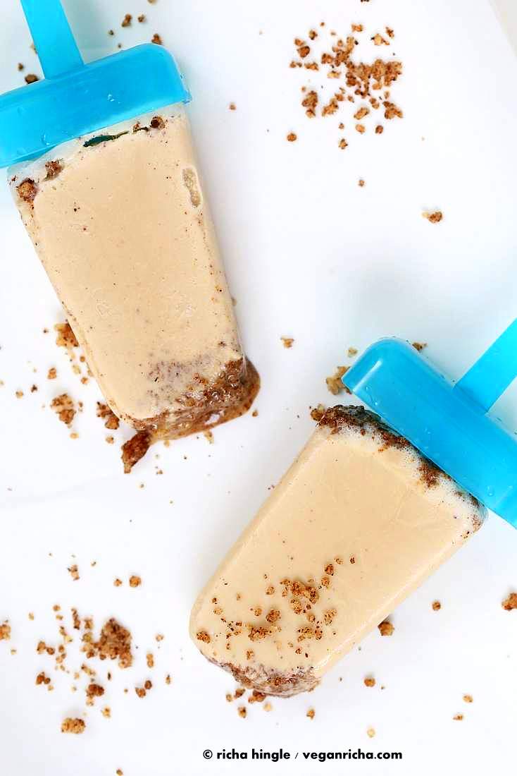 Vegan Snickerdoodle Popsicles | Vegan Richa