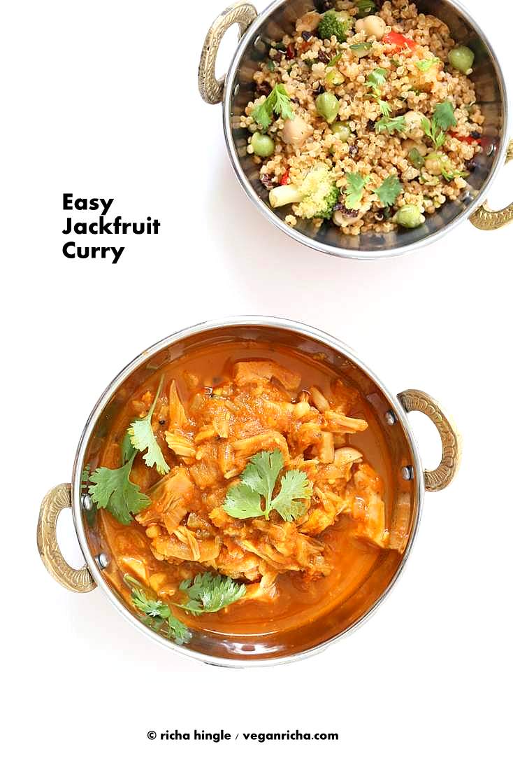 Easy Jackfruit Curry | Vegan Richa