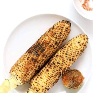 Indian Roasted Corn on the cob - Street style Butta or Bhutta recipe | Vegan Richa