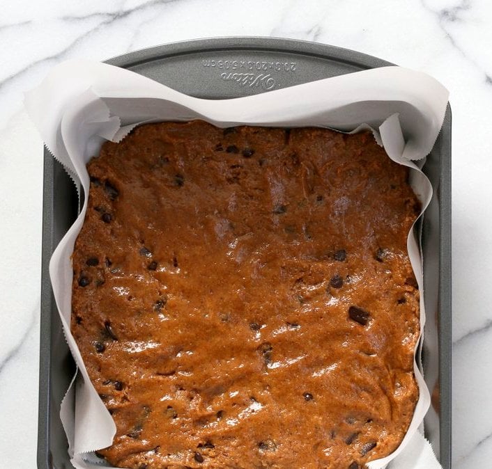 Gluten-free Almond Butter Blondies with Chocolate Chunks and Chocolate Chips. Gluten-Free Blondies Vegan Blonde Brownies. Peanut Butter Blondies. Soy-free Recipe | VeganRicha.com