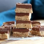 Chocolate Almond Butter Fudge Bars. Easy Vegan Fudge Recipe. Almond Butter or Peanut Butter Fudge. Gluten-free Soy-free Vegan Recipe | VeganRicha.com