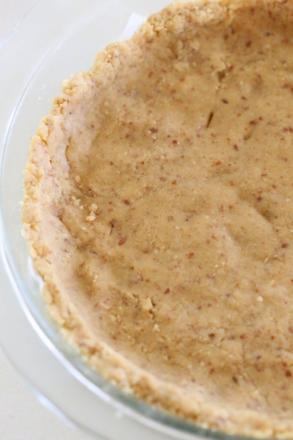 Easy Vegan Pumpkin Pie with a few ingredients and a rustic crust. Can be made gluten-free. Serve with whipped coconut cream or vanilla ice cream. | VeganRicha,com