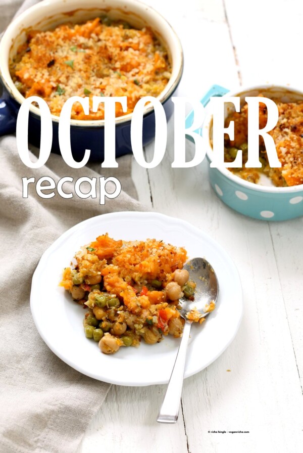 Chickpea Veggie Shepherds Pie #vegan | VeganRicha.com