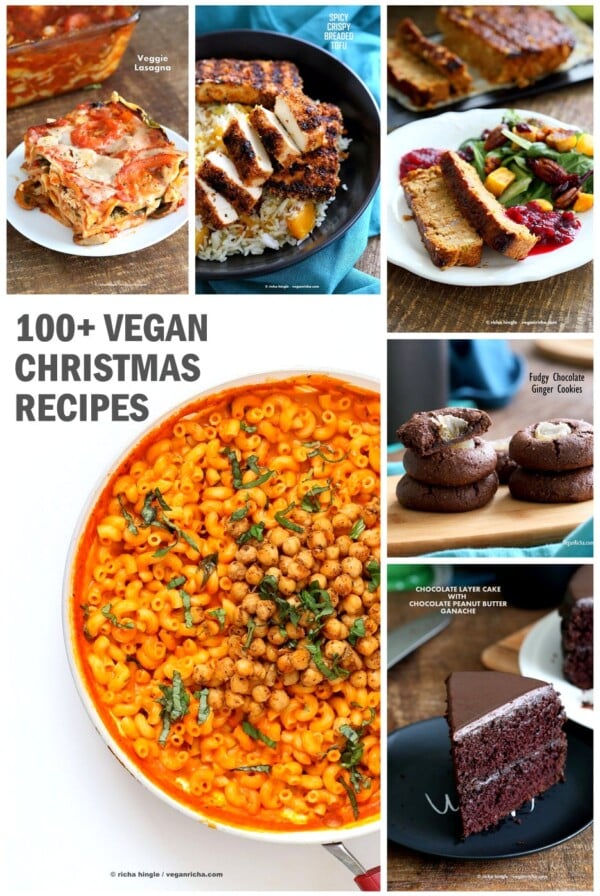 Vegan Christmas Recipes . Cookies, Mains, Sides, Desserts | VeganRicha.com