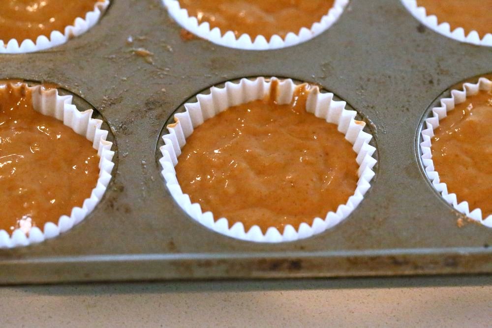 Soft Moist Triple Ginger Gingerbread Muffins with candied, fresh and ground ginger and gingerbread spices. This muffin batter can be made in a blender! Vegan Nut-free Soy-free Recipe | VeganRicha.com