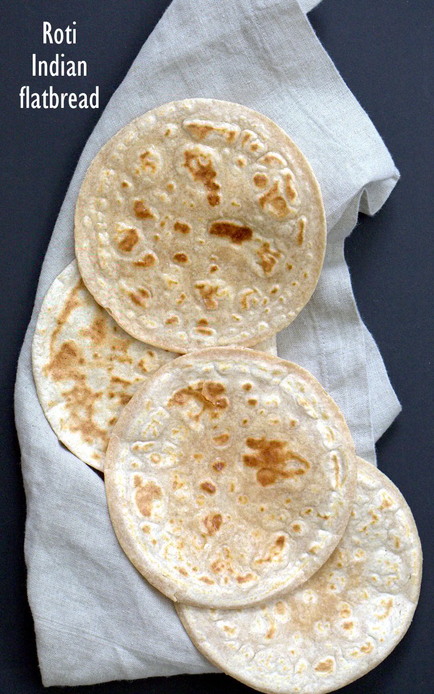 Roti Chapati Indian Flatbread made in Rotimatic.