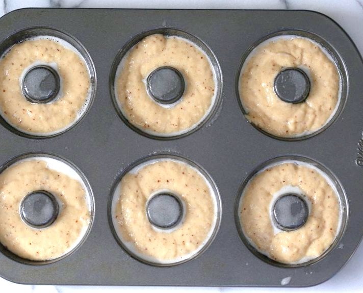 Vegan Donuts Recipe with Chocolate Glaze. Classic Vegan Doughnut. Easy, quick and impresses everyone. Simple Baked Donut Recipe. Vegan Soy-free. | VeganRicha.com