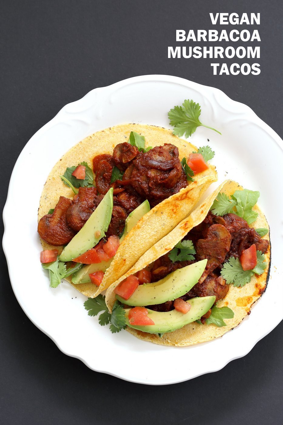 Vegan Barbacoa Mushroom Tacos . This Barbacoa Sauce is super easy and versatile. Use it with beans, lentils or other shredded vegetables for variation. Vegan Barbacoa Recipe. Gluten-free Nut-free Recipe | VeganRicha.com