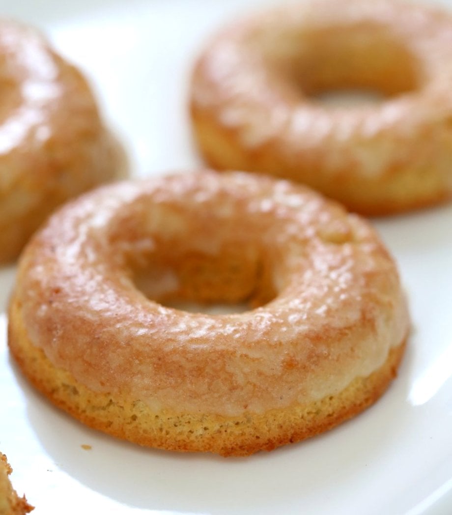 Vegan Gluten-free Lemon Donuts. These baked gluten free doughnuts are amazingly soft. They are grain-free, Easy, Zesty. Use lemon or lime. Baked Gluten-free Doughnuts. Vegan Glutenfree Grainfree Soyfree Recipe. Can be nutfree. VeganRicha.com