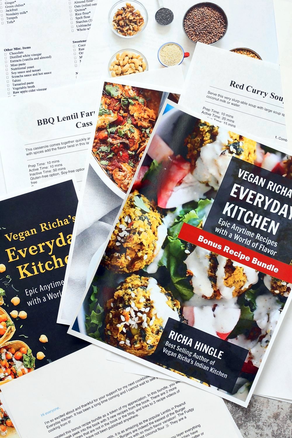 Vegan Richa's Everyday Kitchen Pre-order Bonus Recipe Bundle!