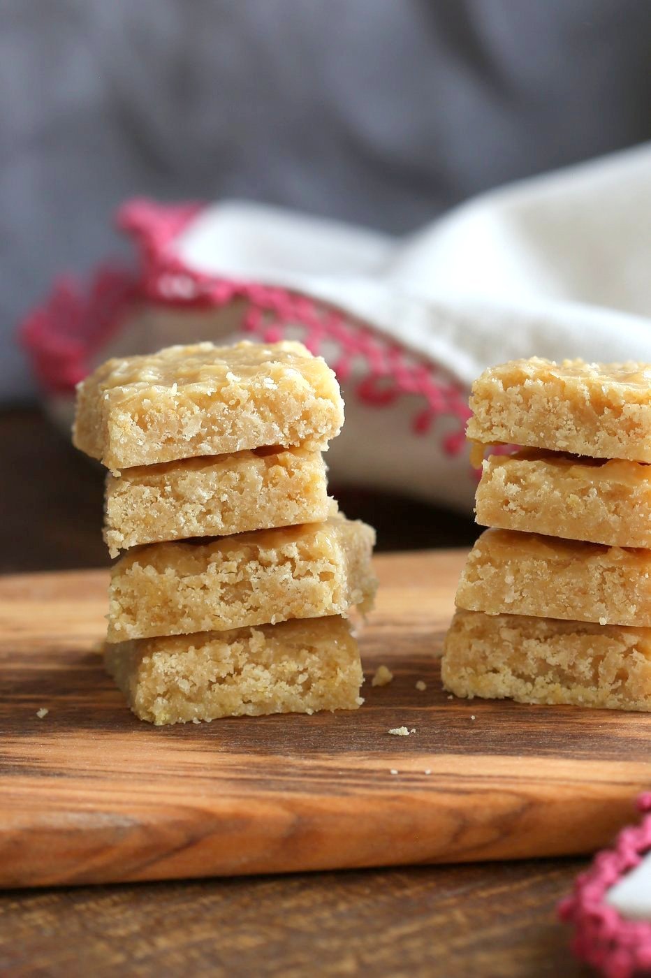 Vegan 7 Cup Burfi - Diwali Sweet with Chickpea flour and Coconut veganized with almond milk and oil. Easy Traditional Indian Sweet 7 cup cake for Diwali or other festivals. Vegan Gluten-free Soy-free Recipe. Nut-free option