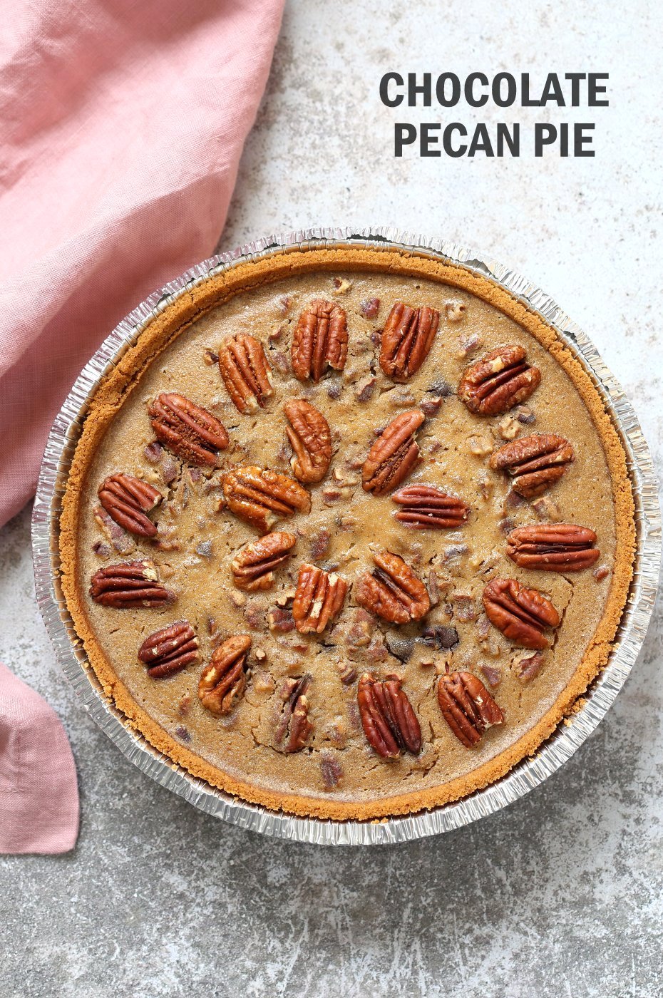 Vegan Chocolate Pecan Pie with Dates and Chai spice. All the vegan pecan pie with chocolate. Vegan Derby Pie. Glutenfree with gf crust. Soyfree Recipe. #vegan #veganricha | VeganRicha.com