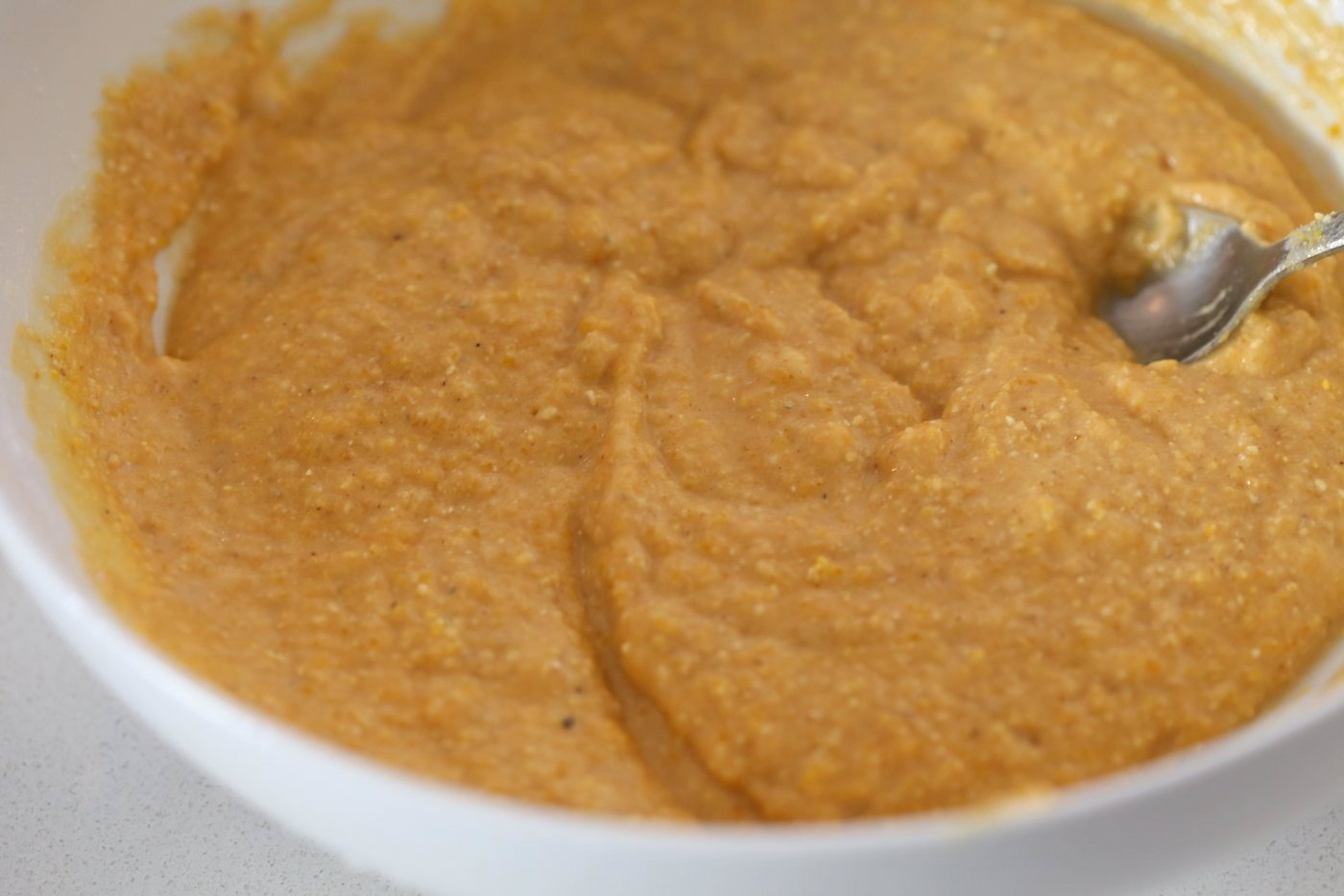 1 Bowl Vegan Pumpkin Corn bread with a few ingredients. Spiced, lightly sweet and great with soups, chilis or on its own with vegan butter and maple syrup or make sandwiches with it. #Vegan #Soyfree #Recipe. #veganricha | VeganRicha.com