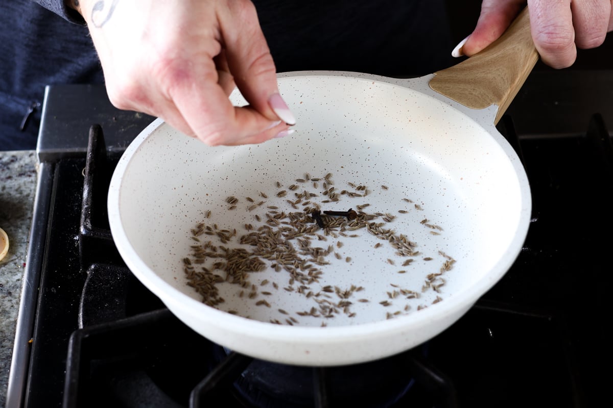 adding the cloves