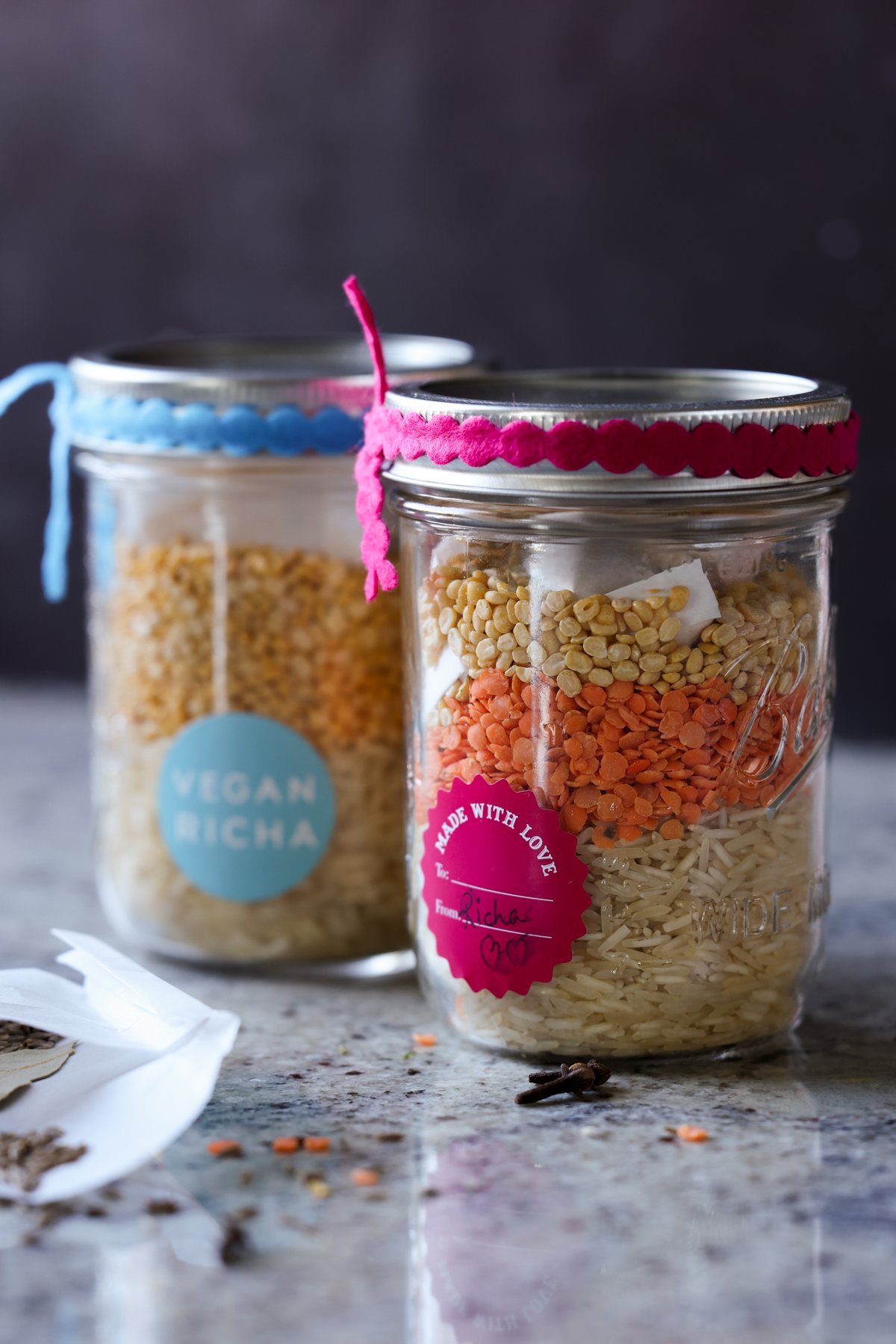 jars of khichdi mix