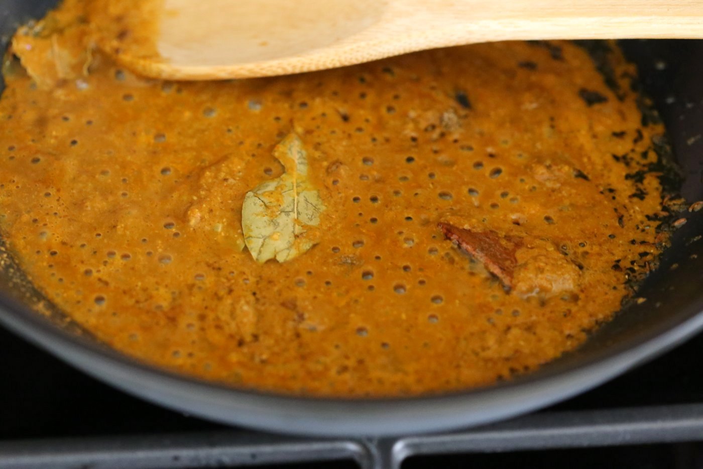 Vegetable Korma - Veggies in Spiced Ginger Chile Sauce. Creamy Indian Korma Recipe made without Onion and garlic. Vegan Indian Gluten-free Soy-free  Can be made nut-free. No Onion No Garlic Recipe. #vegan #veganricha
