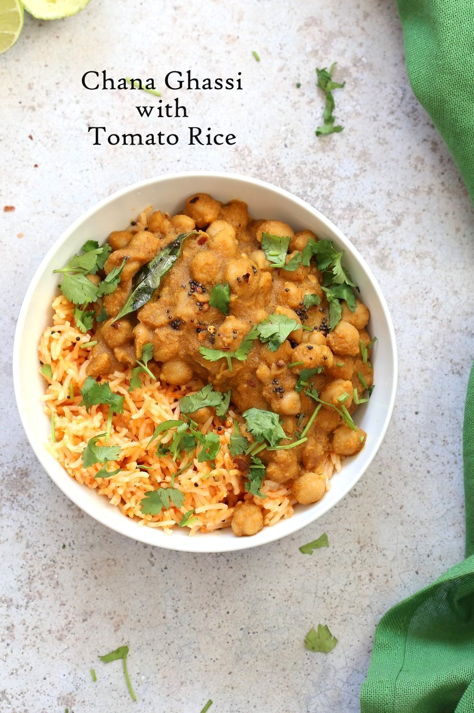Chana Ghassi /Gassi - Mangalorean Coconut Onion sauce with Chickpeas. Regional Indian Curry simplified. #Vegan Gluten-free Soy-free Nut-free #Recipe #veganricha | VeganRicha.com