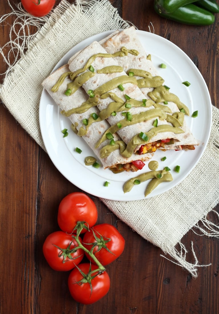 Vegan Mexican Burrito Breakfast