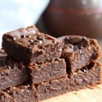 Fudgy Lentil Brownies. High Protein Brownies that dont taste beany! #Vegan #Glutenfree Recipe. Can be #Nutfree #veganricha | VeganRicha.com