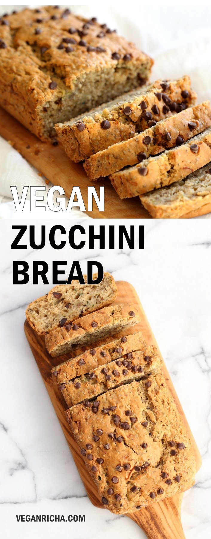 Easy Vegan Zucchini Bread #veganricha
