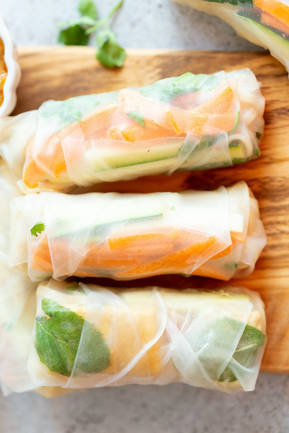 Peanut Sauce for our vegan Fresh Spring rolls