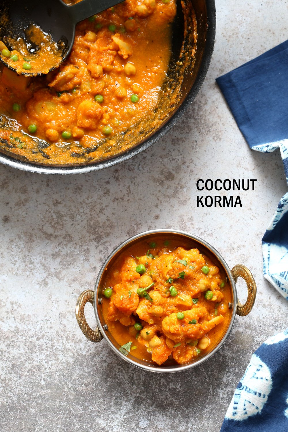 Veggie Kurma - Easy Coconut Korma Sauce with Cauliflower, Potatoes, Carrots, Chickpeas. Vegetable Korma #Vegan #Glutenfree #Soyfree #Nutfree #Recipe #veganricha