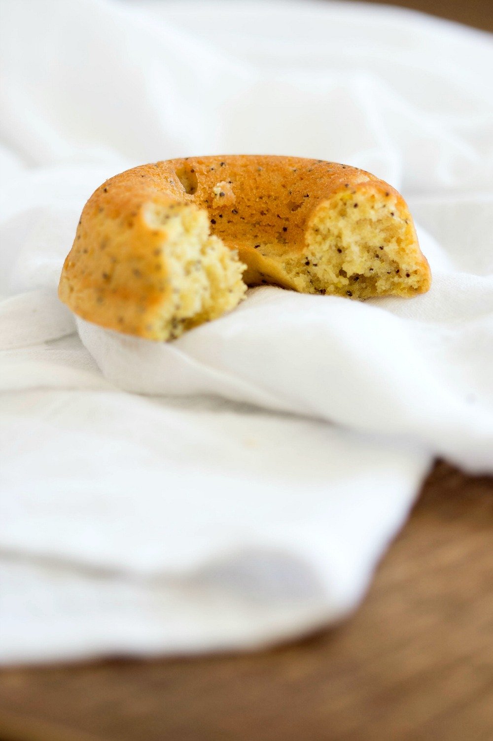 Lemon Poppy Seed Donuts - #Vegan Lemon Poppy Seed Donut Recipe. Simple to make and ready in less than 30 minutes. Top with cream cheese frosting. #VeganRicha #recipe #donuts