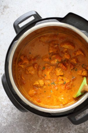 Instant Pot Tikka Masala - #Vegan Tikka Masala Sauce Recipe. Easy Tikka masala sauce, made in a Pressure Cooker. Saucepan option. Add veggies, tofu, chickpeas, vegan chickin subs. #Glutenfree #Soyfree #Nutfreeย #recipe #VeganRicha
