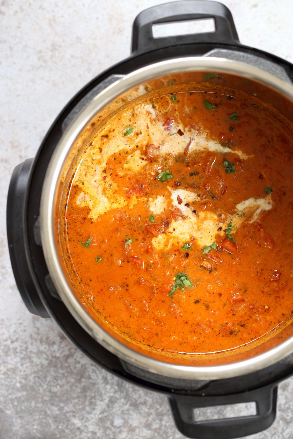Instant Pot Tikka Masala - #Vegan Tikka Masala Sauce Recipe. Easy Tikka masala sauce, made in a Pressure Cooker. Saucepan option. Add veggies, tofu, chickpeas, vegan chickin subs. #Glutenfree #Soyfree #Nutfreeย #recipe #VeganRicha