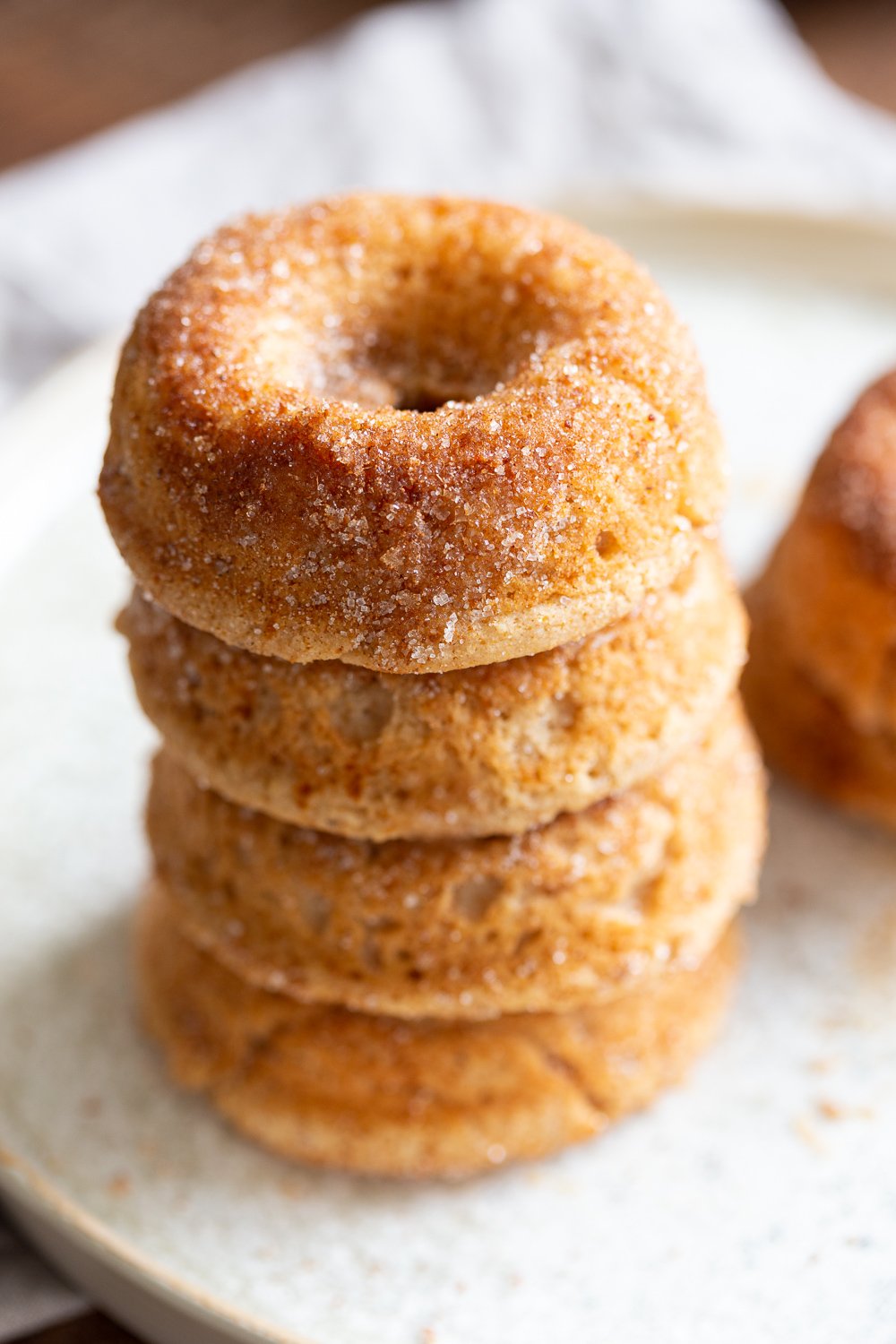 Baked Apple Cider Donuts. These Cider donuts have amazing spiced flavor with concentrated cider. Perfect for fall. #VeganRicha #Vegan #Soyfree #Recipe Nutfree #refinedsugarfree #Oilfree glutenfree option