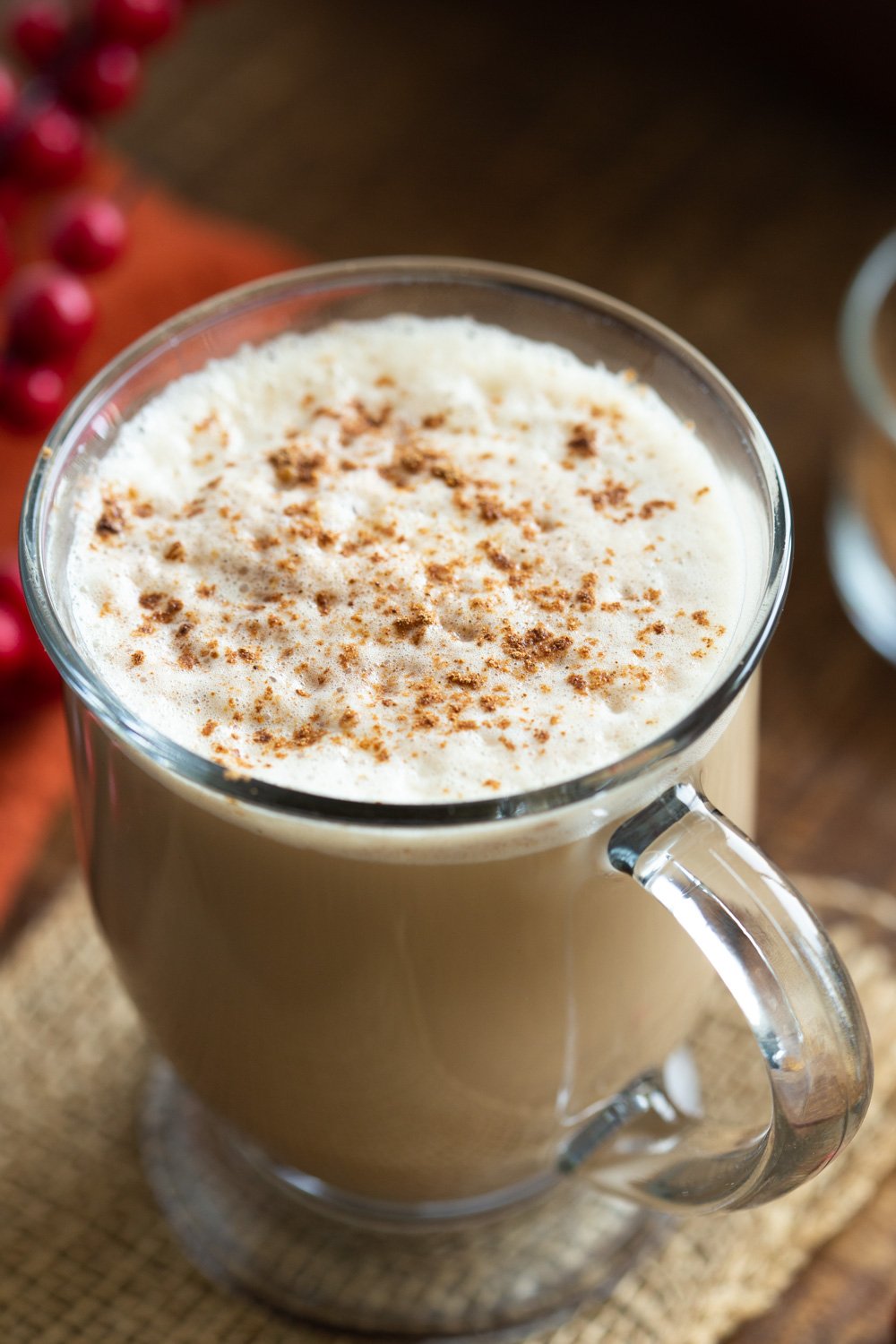Creamy Warming Vegan Gingerbread Latte. This vegan version of the Starbucks gingerbread latte has fresh ginger, homemade gingerbread spice and amazing flavor. 5 Ingredients! Can be made caffeine-free. Vegan Glutenfree Recipe