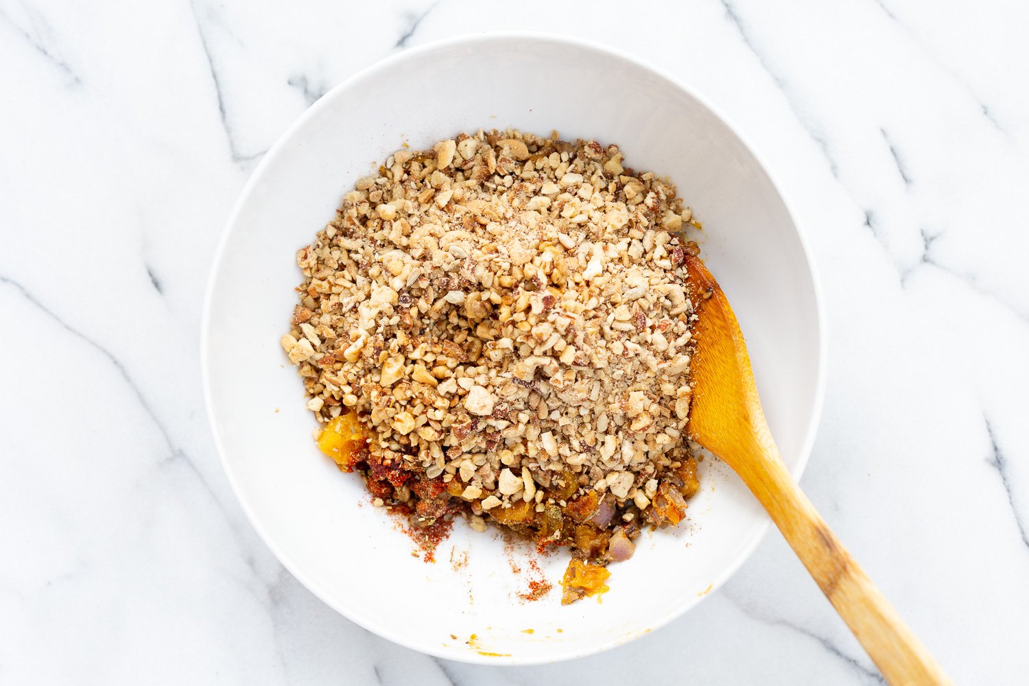 This Vegan Meatloaf is flavorful, decadent, nutty and great for anyone wanting a no bean/lentil loaf. Use nuts of choice. #Vegan #Recipe #VeganRicha . Can be Glutenfree