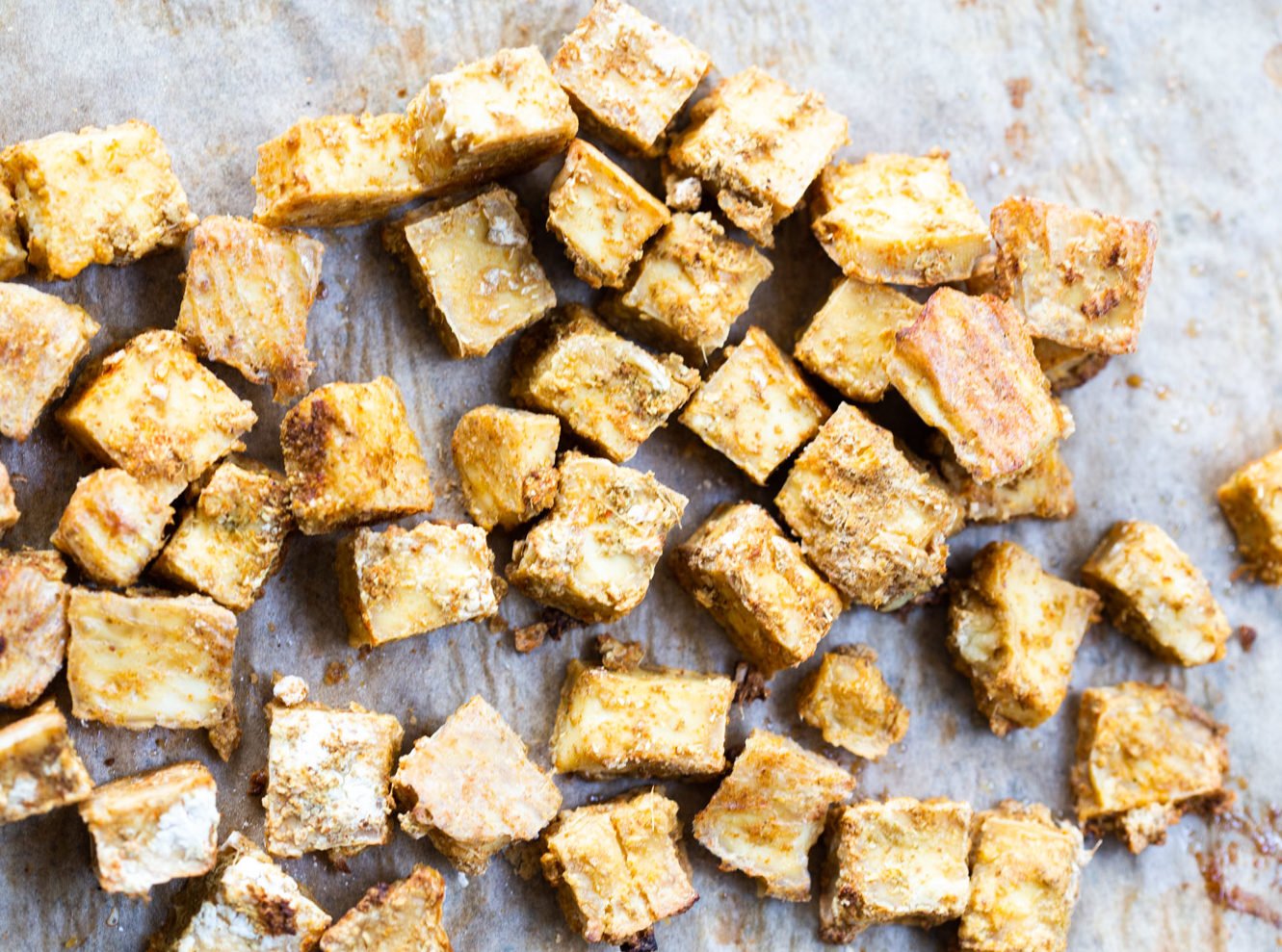 Baked Tofu for Our Vegan Tofu Amritsari Masala